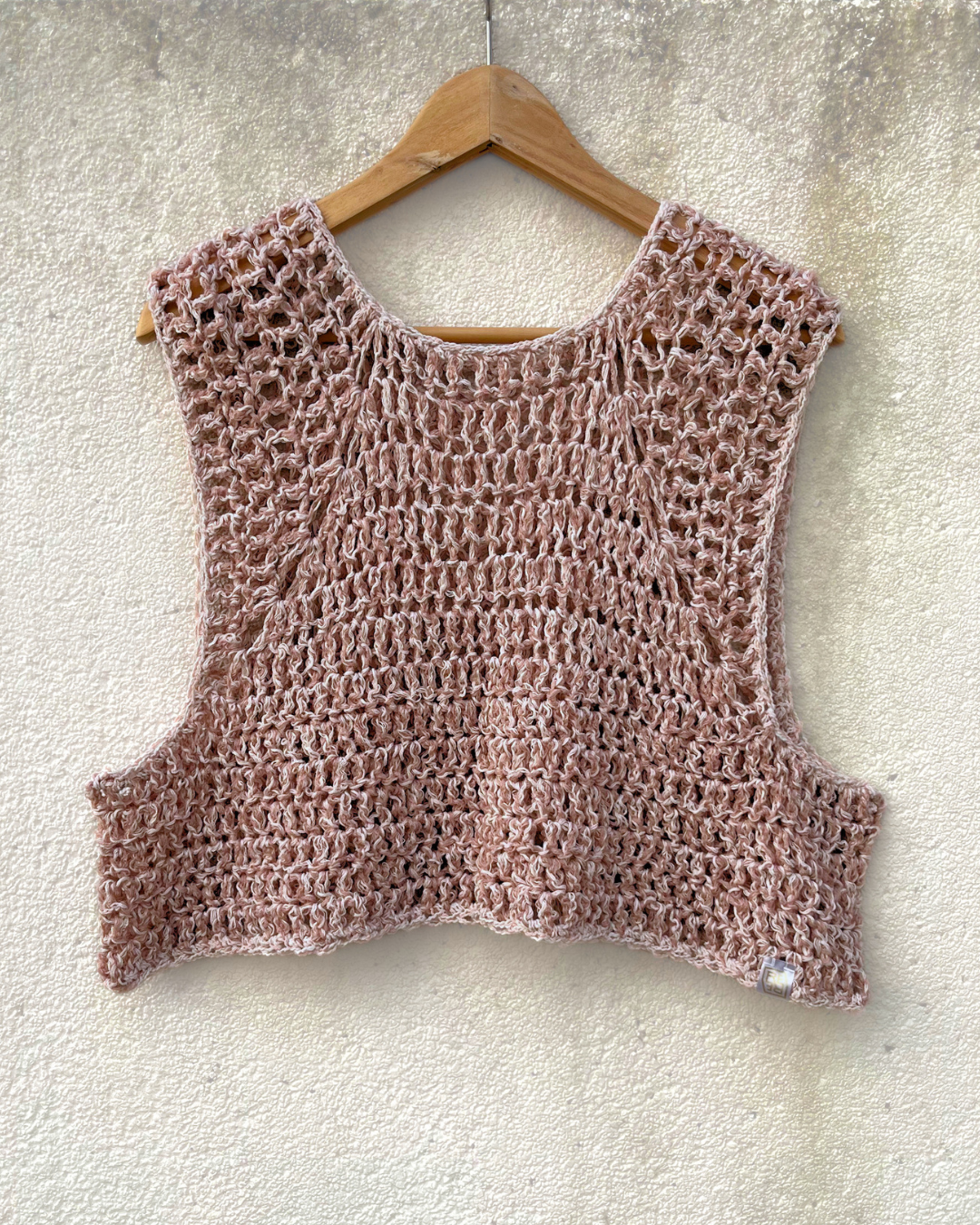 Blush Mesh Vest