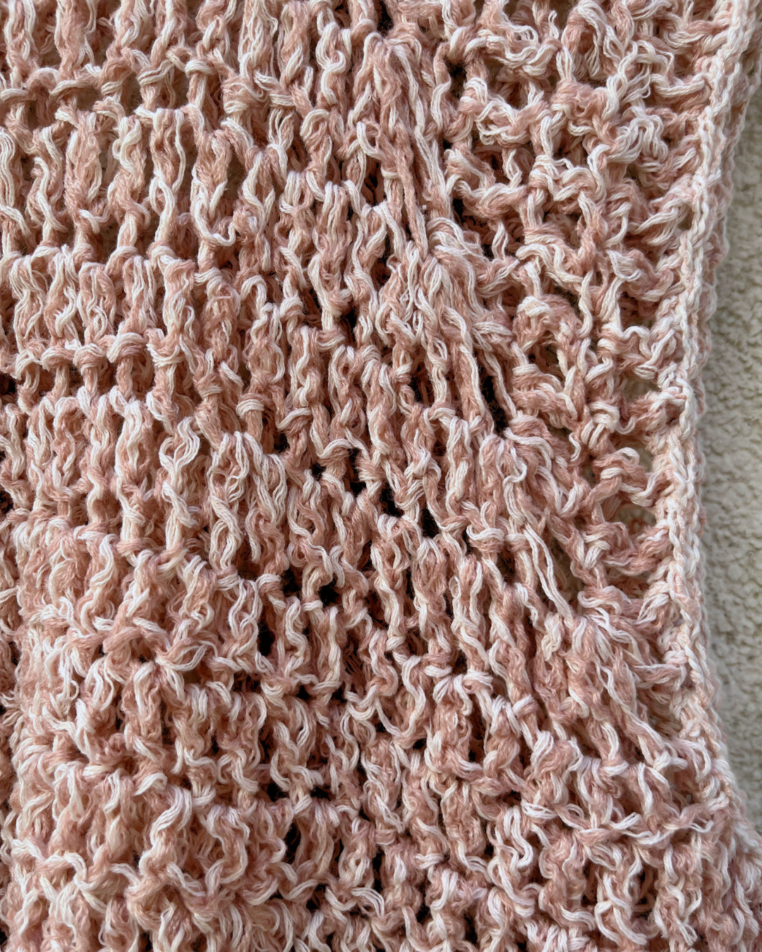 Blush Mesh Vest
