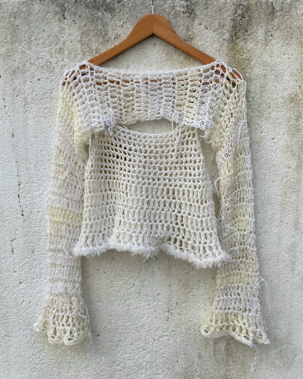 White Sleeve + Tie Top Set