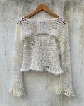White Sleeve + Tie Top Set