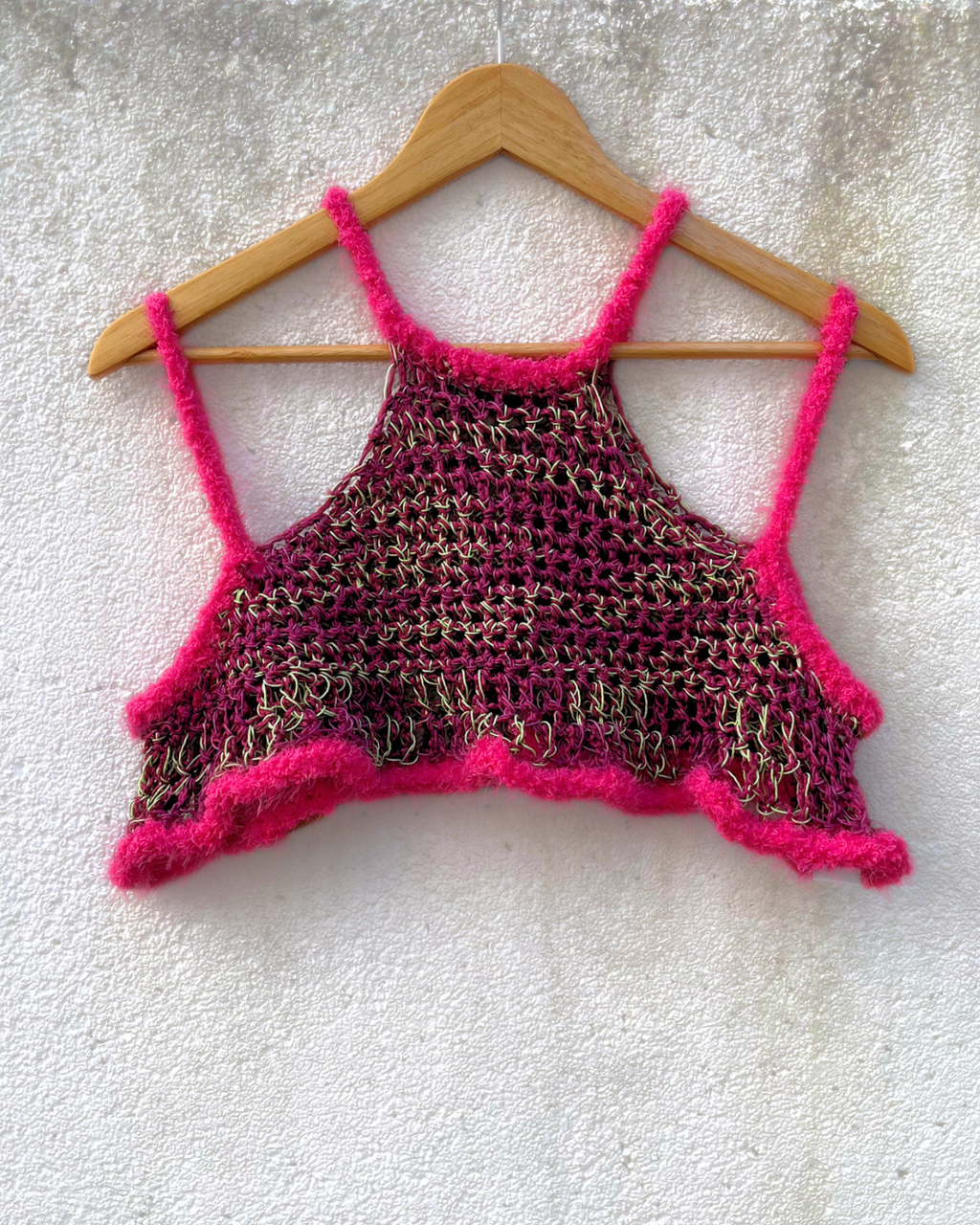 Pink-Purple Crochet Top