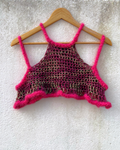 Pink-Purple Crochet Top