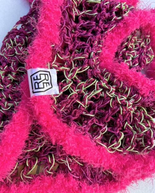 Pink-Purple Crochet Top