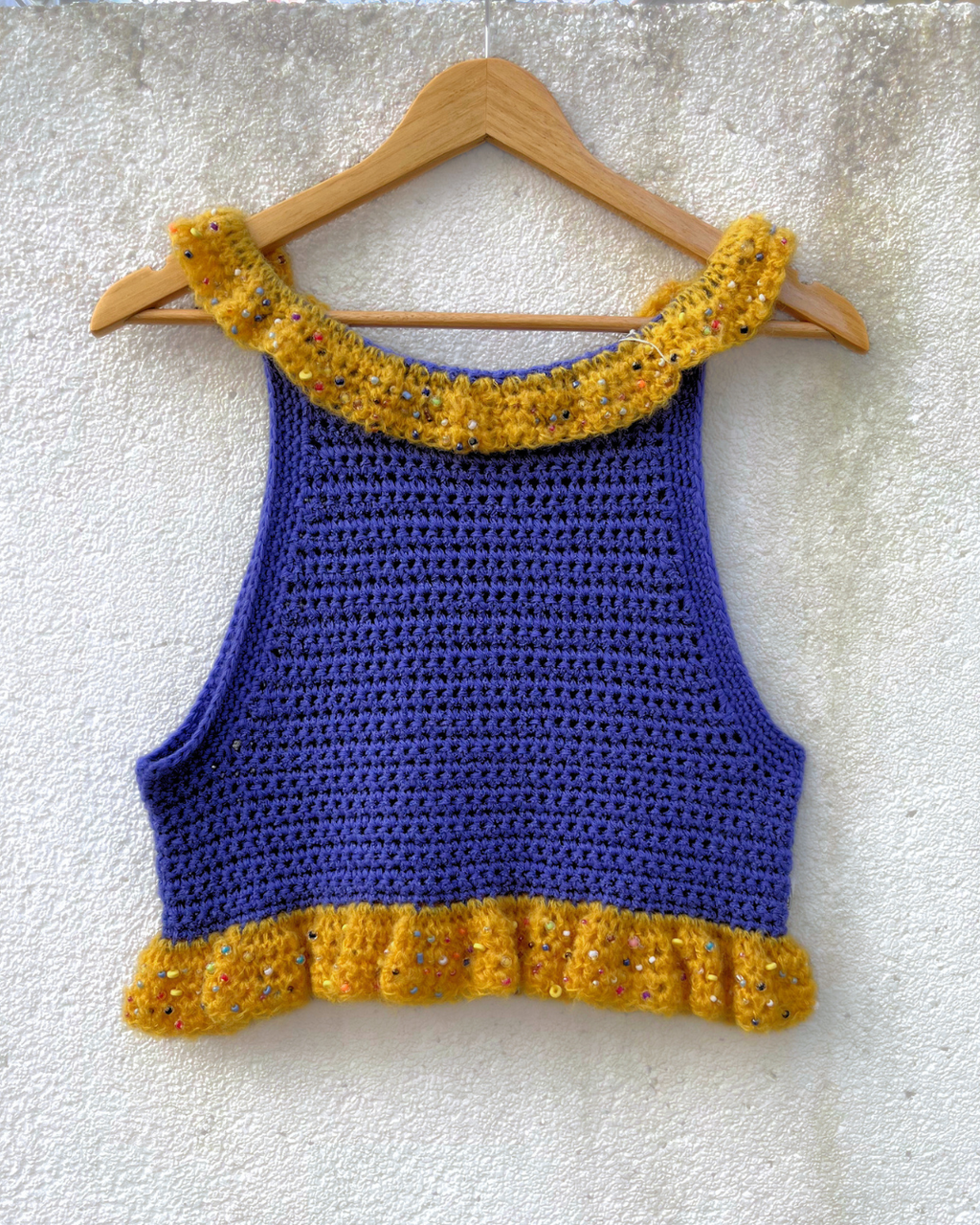 Beaded Crochet Top