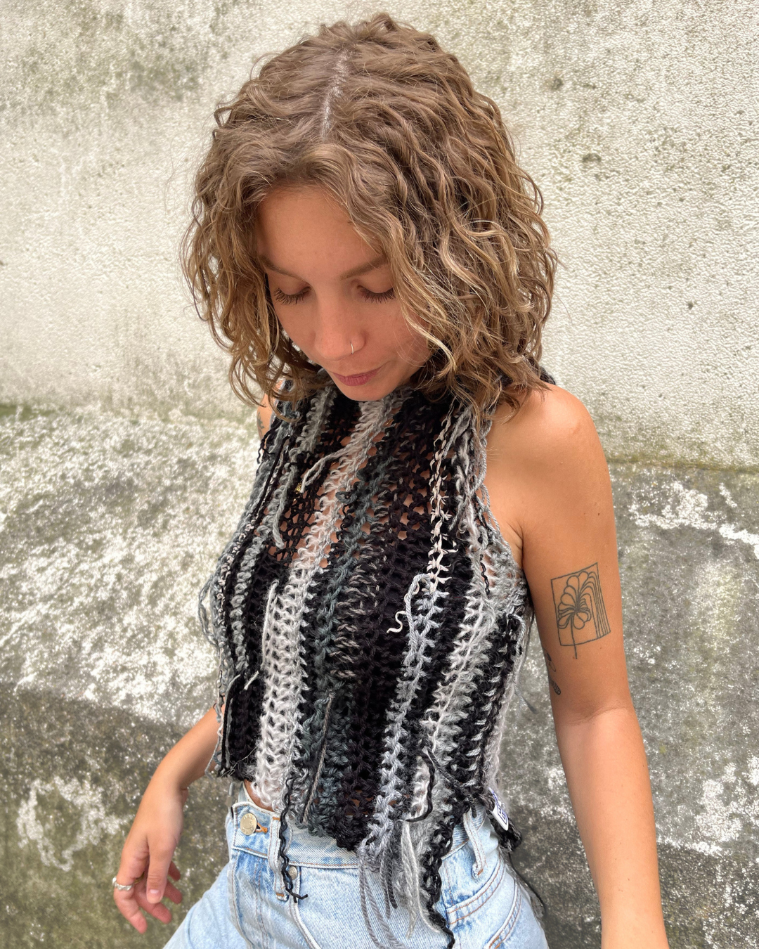 Crochet Mesh Top