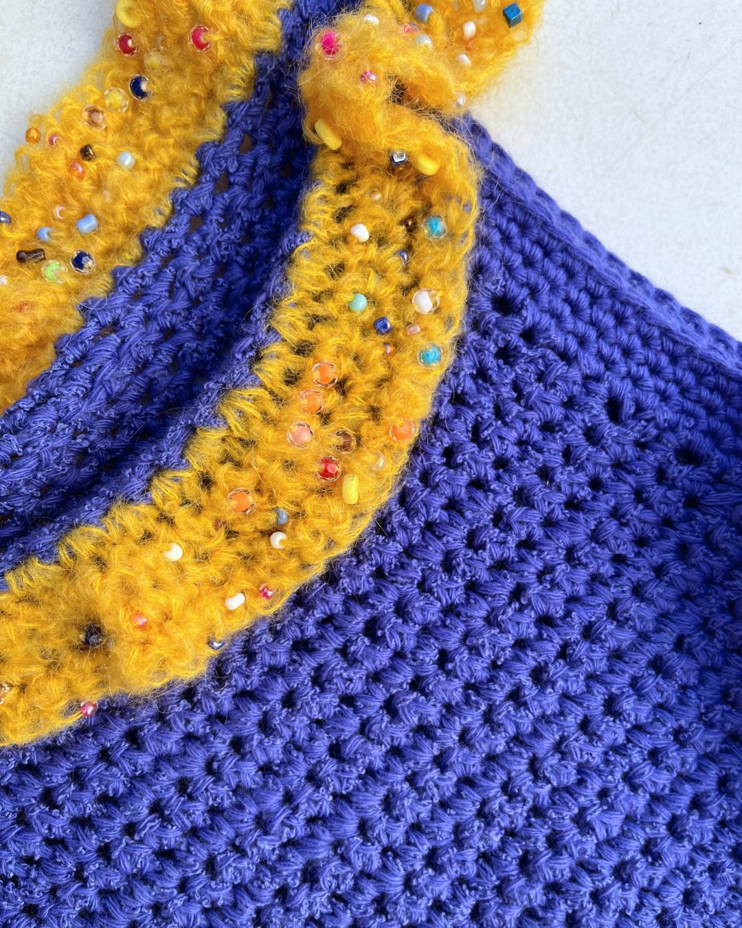 Beaded Crochet Top