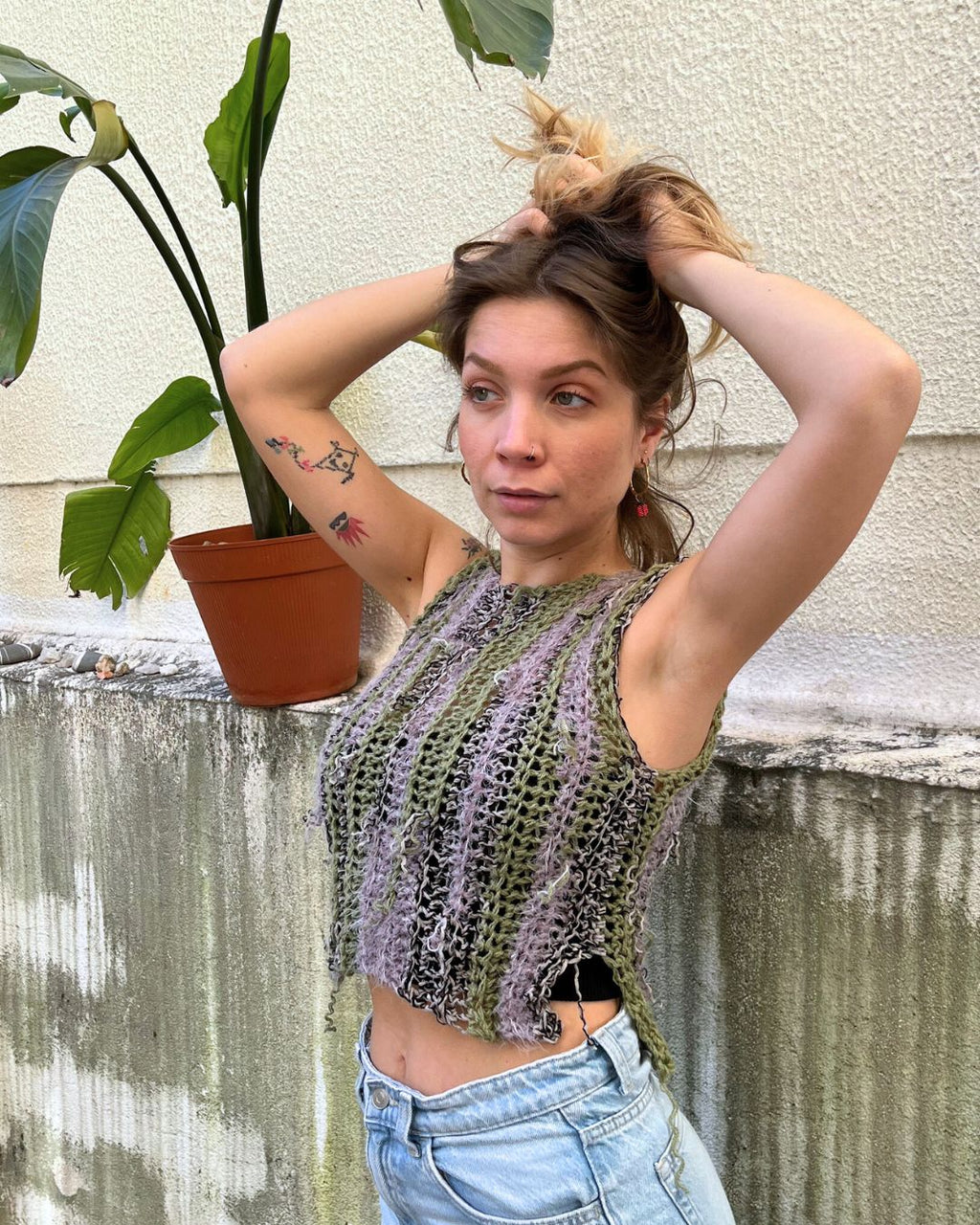 Crochet Mesh Top