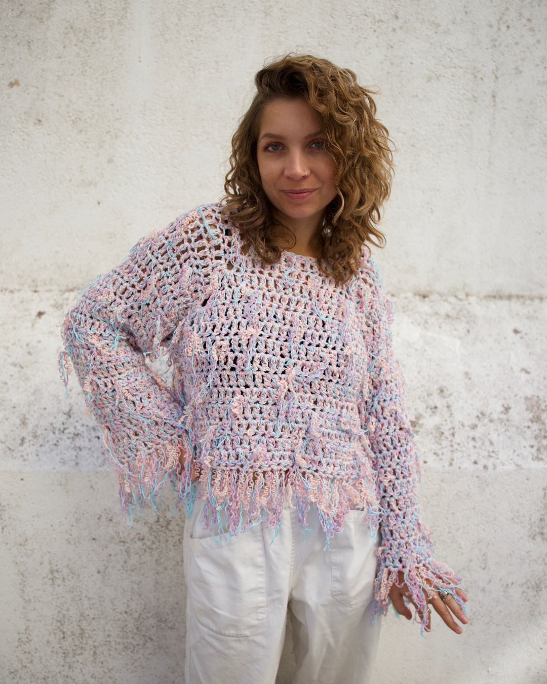 Crochet Cotton Candy Jumper