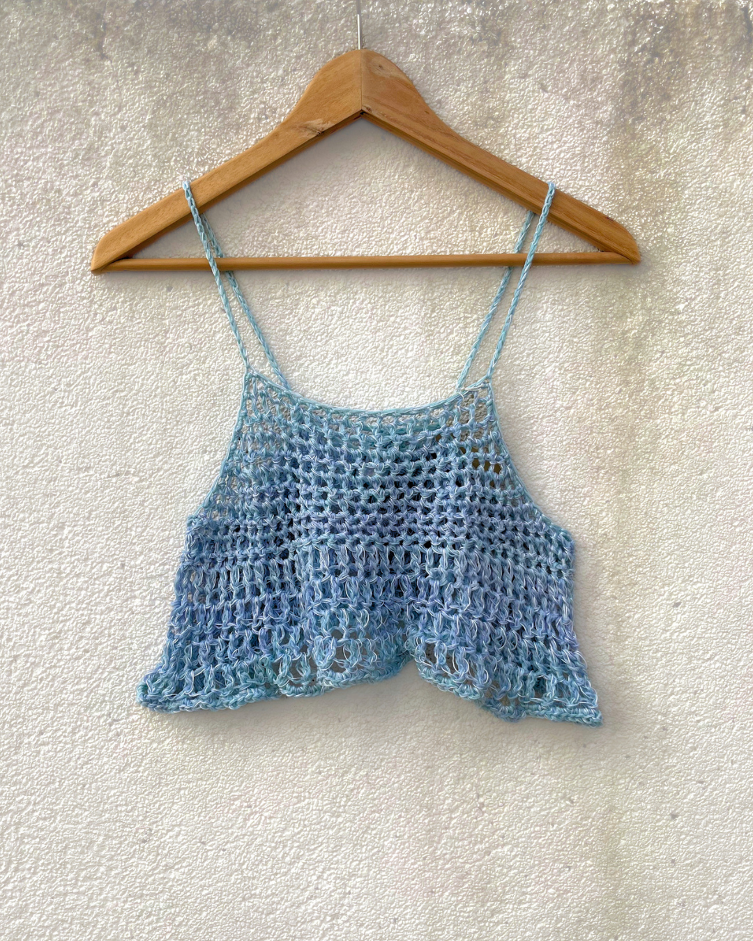 Crochet Spaghetti Tie Top