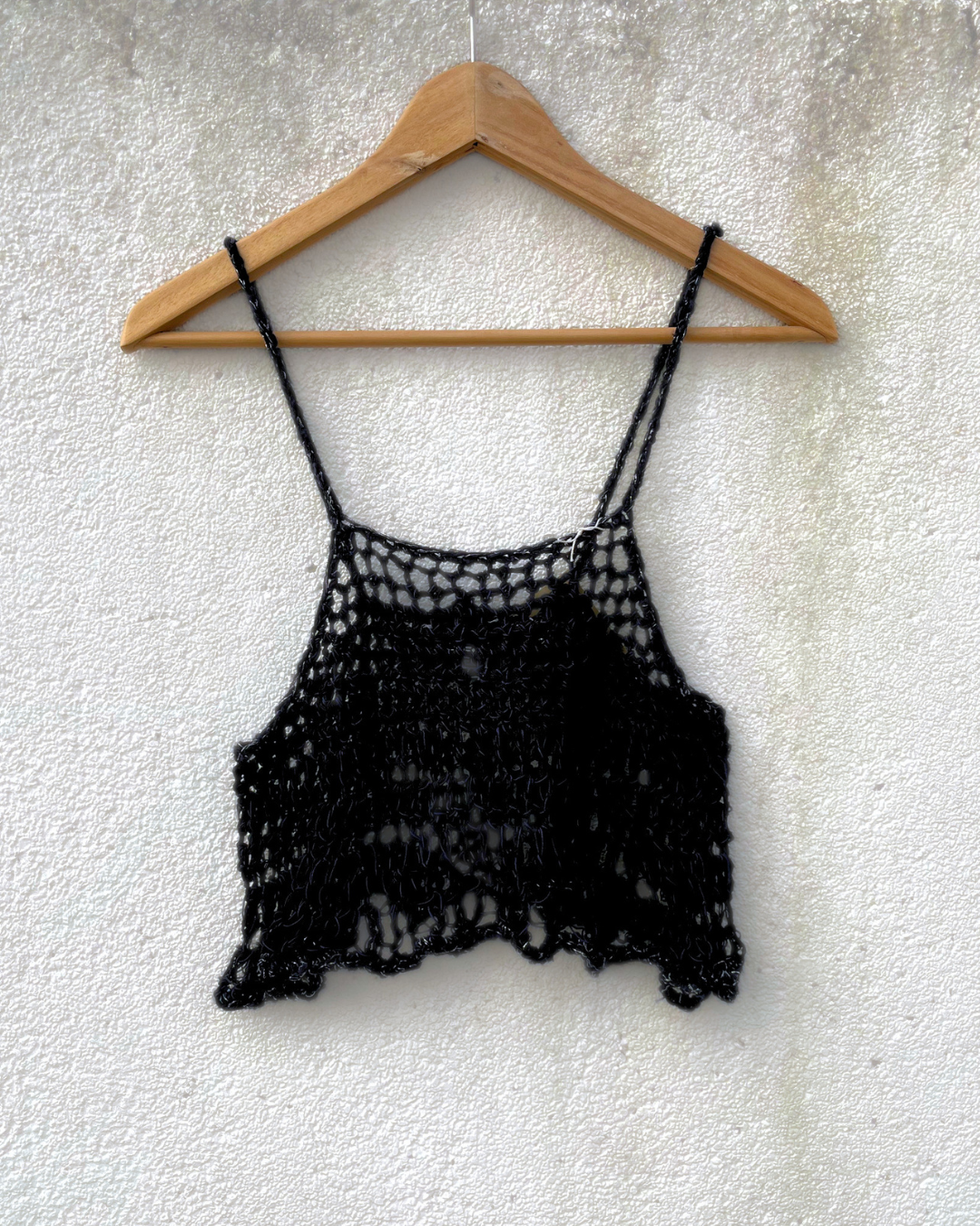Crochet Spaghetti Tie Top