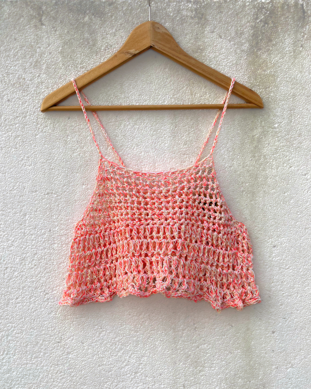 Crochet Spaghetti Tie Top